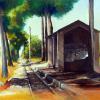 Santa Maria Train Sta Oleo 80x60cm
 500 euros